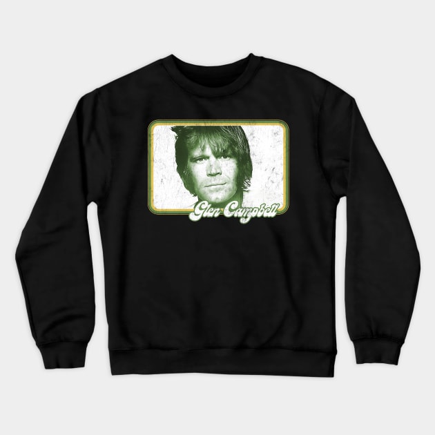 Glen Campbell / Retro Style Fan Design Crewneck Sweatshirt by DankFutura